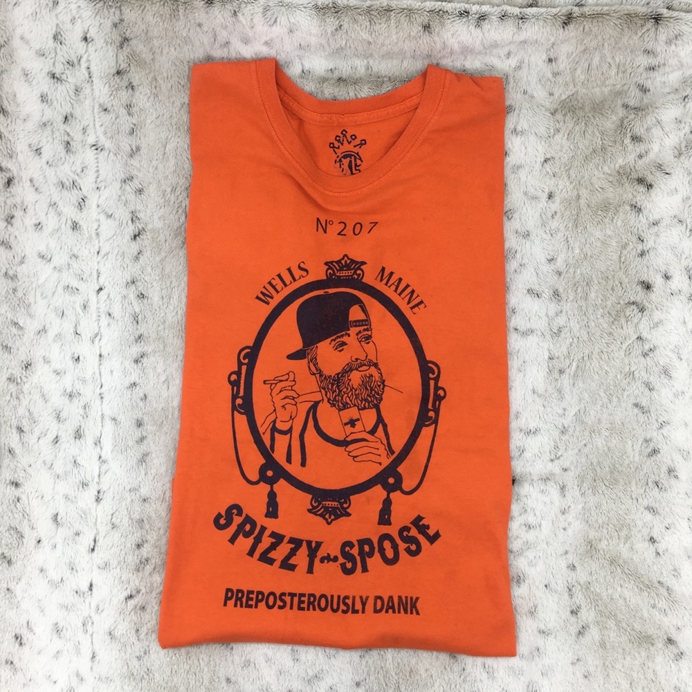 Men’s XL Cannabis Culture orange Tee shirt hip hop